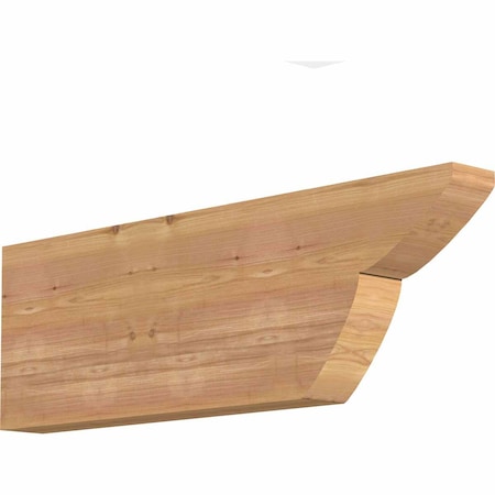 Ekena Millwork Crestline Smooth Rafter Tail, Western Red Cedar, 3 1/2"W x 12"H x 36"L RFT04X12X36CRE00SWR